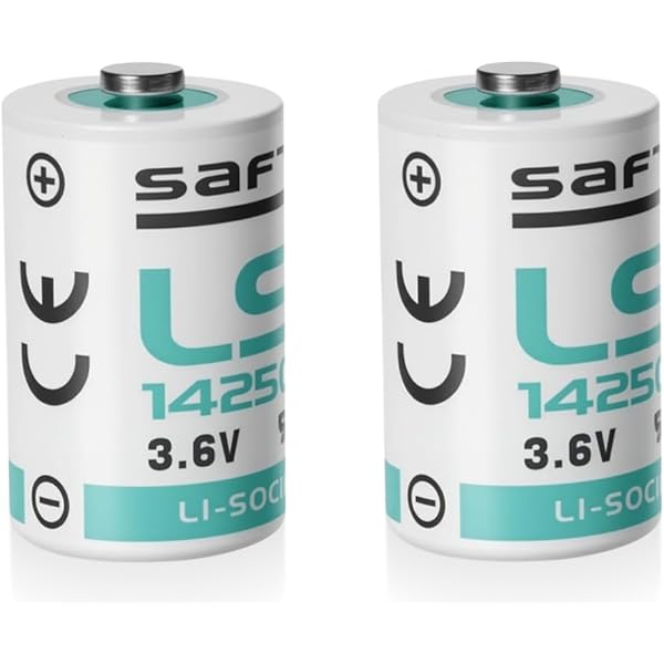 SAFT LS14250_WIRE 1/2AA 3.6V 1200mAh Li SOCl2 Primary Lithium Battery With Wires (SAFT NSN: 6135 01 669 4691 - Foto 2