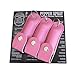 3 Pack POLICE MAGNUM Mace PEPPER SPRAY .50oz with PINK Keychain Keyring Holster Self Defense