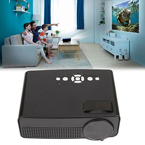 Hanbaili (US Plug)3000 Lumens LCD Mini Projector, Multimedia Home Theater Video Projector Support 1080P HDMI USB SD Card VGA AV Home Cinema TV Laptop Game iPhone Android Smartphone with HDMI Cable - Thumbnail 4