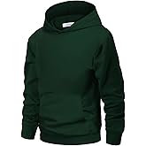 Arshiner Unisex Kids Soft Pullover Hooded Sweatshirt with Pocket Basic Hoodies Sportswear Age 4-13 Years