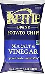 Kettle Brand Potato Chips, Sea Salt & Vinegar, 5-Ounce Bag