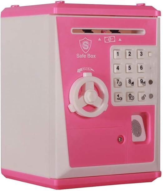 HUVE Caja de Seguridad con Cierre de Huella Digital para niños y niñas: Amazon.es: Hogar