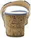Nine West Women's Cookies Leather Wedge Sandal