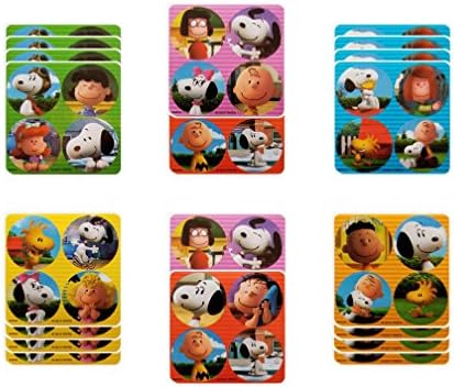 Charlie Brown Party Favors - 18 sheets 72 Count