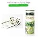 Molshine Set of 6 Decorative Japanese Washi Masking Adhesive Tape -Endless Green Series - Collection, (2 rolls 30mm X 5m , 2 rolls 15mmX7m , 2 rolls 5mmX7m) for DIY (CL016EG)