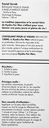 Kyoku For Men Exfoliating Facial Scrub | Kyoku For Men Face Scrub, A Gentle Acne Treatment For Men (3.4oz) Updated Formula - Thumbnail 3