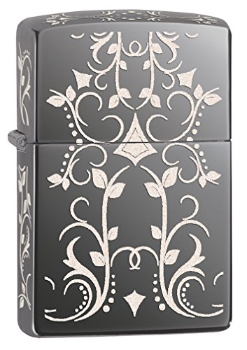 Zippo Filigree Black Ice Pocket Lighter