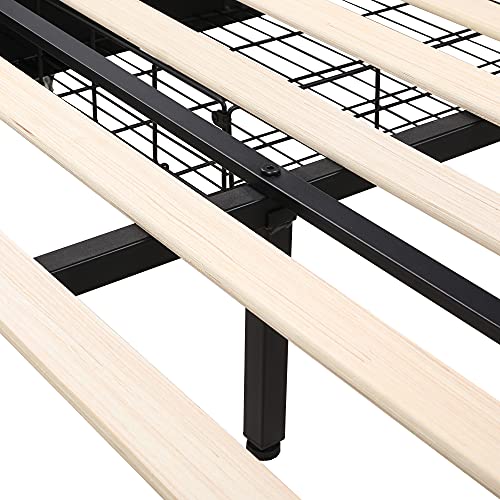 Kealive Upholstered Platform Bed Frame with 4 Storage Drawers