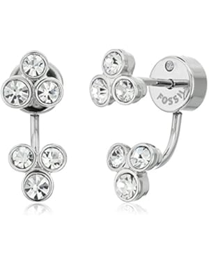 Vintage Glitz Dot Stud Earrings