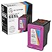 LD Products Remanufactured Ink Cartridge Replacements for 65XL HP 65 Ink Cartridges Black/Color Combo Pack High Yield for HP Deskjet 2652, 3722, 3730, 3732, Envy 500 Series (1 Black, 1 Color, 2-Pack)