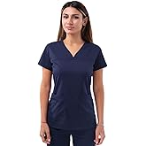 Adar Pro Scrubs for Women - Sweetheart V-Neck Scrub Top