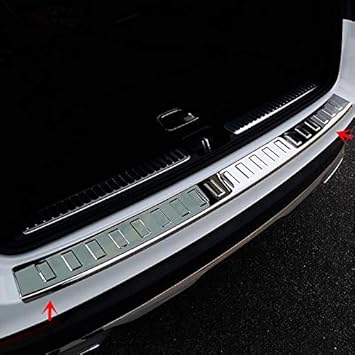 Amazoncom Fidgetkute Chrome Rear Bumper Sill Protector