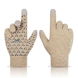 Achiou Winter Gloves for Men Women, Touch Screen