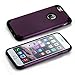 iPhone 6S Case, technext020 Slim Hybrid Dual Layer Silicone Bumper Case Hard Cover for Apple iPhone 6 and iPhone 6S Purple