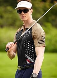 Men's Fourth of July Polo T-Shirt Patriotism Golf