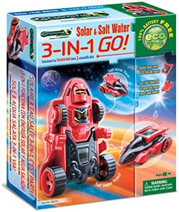 Tedcotoys School Children Activity 3 In 1 Solar & Salt Water Robot