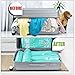 TOPJUM Space Saver Storage Bags for Clothes No Vacuum or Air Pump Needed Travel Compress Vacuum Roll-Up Reusable Storage Bags Perfect Packing Organize (8, 4 Large (28