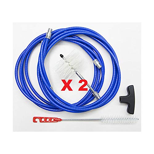 Kit 6 Mt 2 Scovoli Pellet 80mm Pulizia Stufa A Pellet Tubi Canna Fumaria