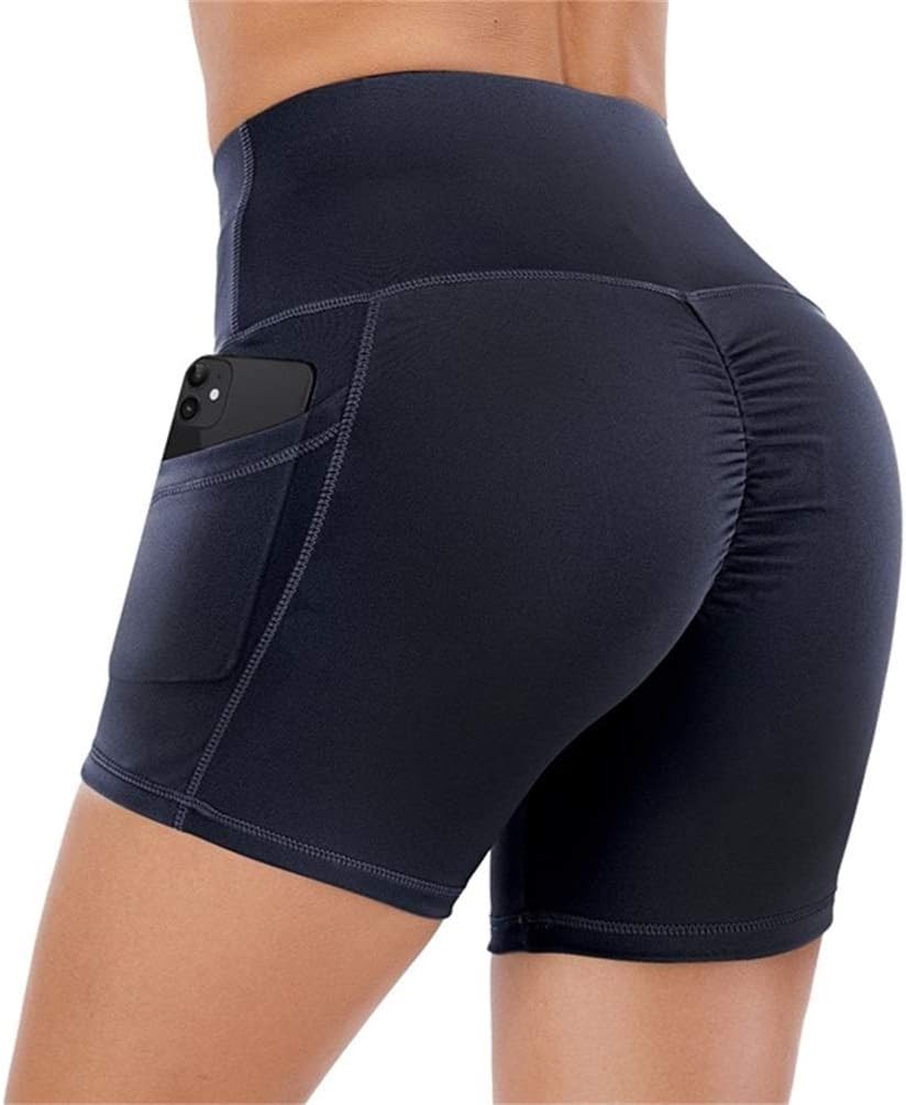 scrunch high waisted shorts