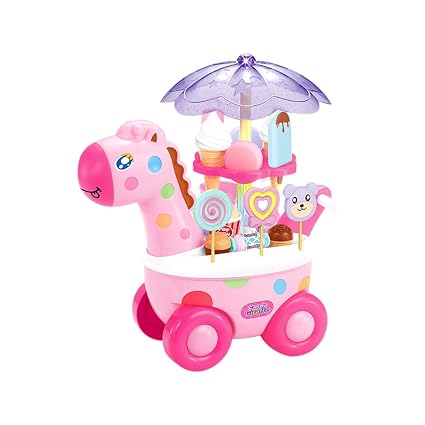 Hkfv Simulation Mini Wagen Sussigkeiten Sweet Ice Cream Mit Licht