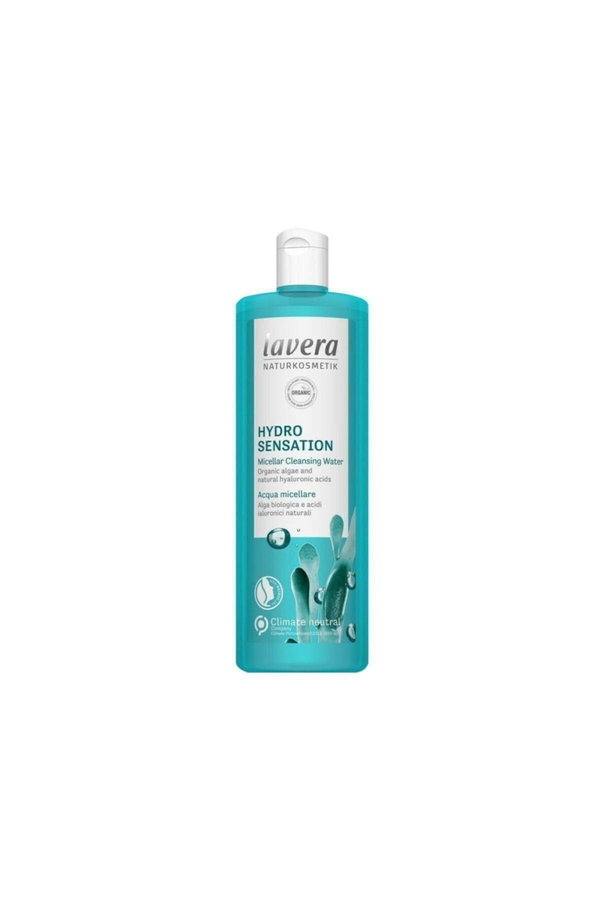 lavera Hydro Sensation Micellar Cleansing Water ✔ Organic Algae & Natural Hyaluron Acids ✔ Natural Cosmetics ✔ Vegan ✔ certified ✔ 400ml 110386