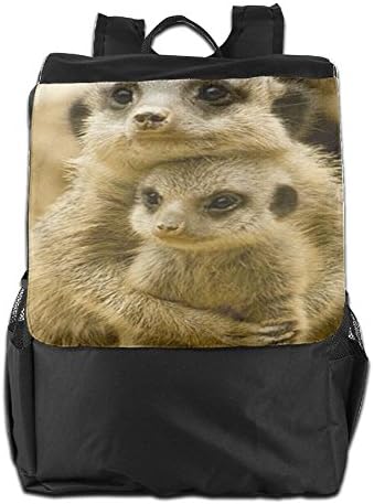Baby Meerkat Snuggles Travel Casual Backpack Hiking Rucksack School Bag Daypack