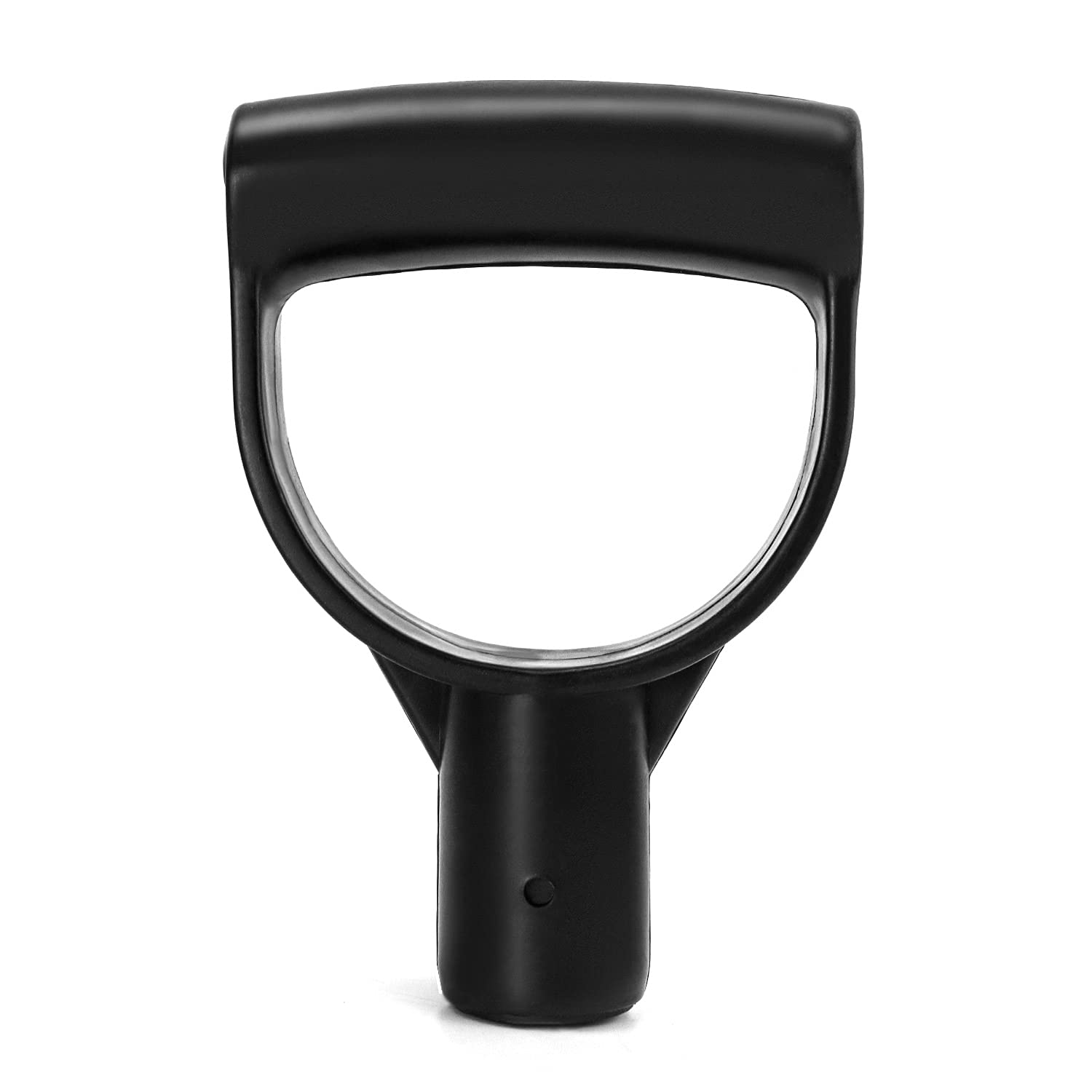QWORK® Spade handle, Garden Fork Handle Replacement, 25mm / 1" Inner Diameter for Digging Raking Tools, Black