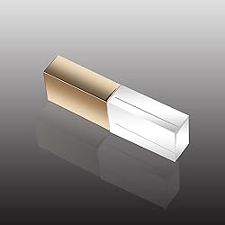 Flash Drive 128GB Crystal Transparent Rectangle