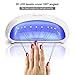 Belle 48W LED/UV Nail Lamp with Sensor and 4 Timer,Nail Dryer Lamp with Colorful Tribal Prints look,for Gel Nails and Curing UV Gels/Extending Gels