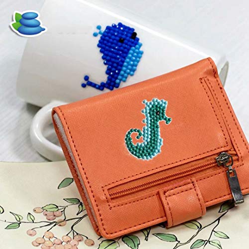 qiaoniuniu 5D Diamond Painting for Kids, Painting by Number Kits, Arts Crafts Supply Set, Rhinestone Mosaic Making for Home Wall Decor Gifts for Christmas Birthday