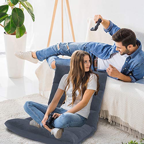 Gaming Floor Sofa Adjustable Chair for Adults & Kids Comfortable Foam