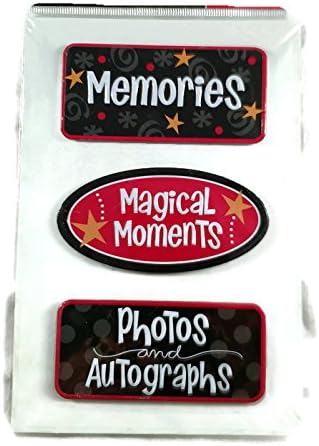 Disney Magic Memories Metal Sign Embellishments for Scrapooking and Crafts