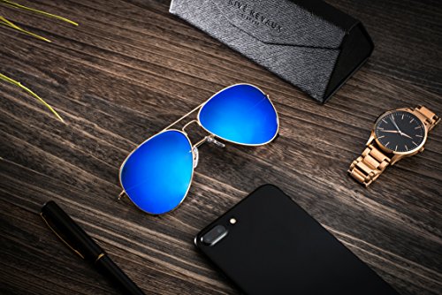 PRIVÉ REVAUX "The Commando" Polarized Aviator Sunglasses - Designer Eyewear - Thumbnail 4