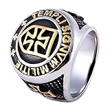 ZMY Mens Fashion Titanium Jewelry 316L Stainless Steel Rings Gold Cross Knights Templar Ring For Men (11)