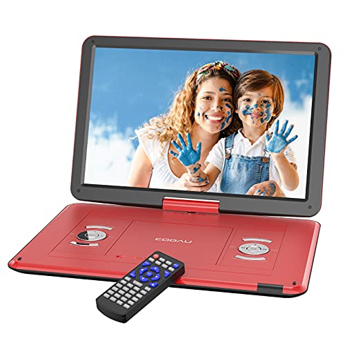 COOAU 17.9” Portable DVD Player with 15.6" HD Large Screen, Kids DVD