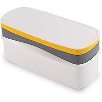 Microwave Pasta Cooker 3 Tier Stackable with Lid & Strainer Large Capacity Vegetable Steamer Spaghetti Noodle Cooker…