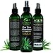 Green Leaf Naturals Aloe Vera Aftershave with Lemongrass Essential Oil - Naturally Anti-Aging Derma-Fuel for Men - 99.8% Organic - Large Long-Lasting Bottle - 8 ounce