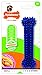 Nylabone Textured Dental Bone Flexi Chew Toy for Dogs, Dog Toys for Moderate Chewers, Chicken Flavor, Medium - Up to 35 lbs, 1 Count