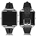Areziir Slim Leather Bands Compatible with Fitbit Blaze Smart Watch, Genuine Leather Cute Replacement Band