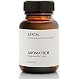 AromaTech Santal Aroma Essential Oil Blend: Luxury Hotel Inspired Aromatherapy with Amber, Vanilla, Cedar & Sandalwood for Ultrasonic Diffusers & Nebulizers - 2 fl oz, 60 mL