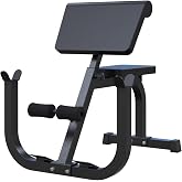 Fulid Adjustable Weight Bench with Preacher Curl Pad and Leg Developer, Multi-Functional Strength Training Bench for Home Gym, Roman Chair and Bicep Curl Combo Bench, Height Adjustable, Full-Body Exercise