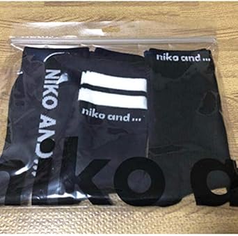Amazon ニコアンド ソックス 3足セット ブラック アイドル 芸能人グッズ 通販