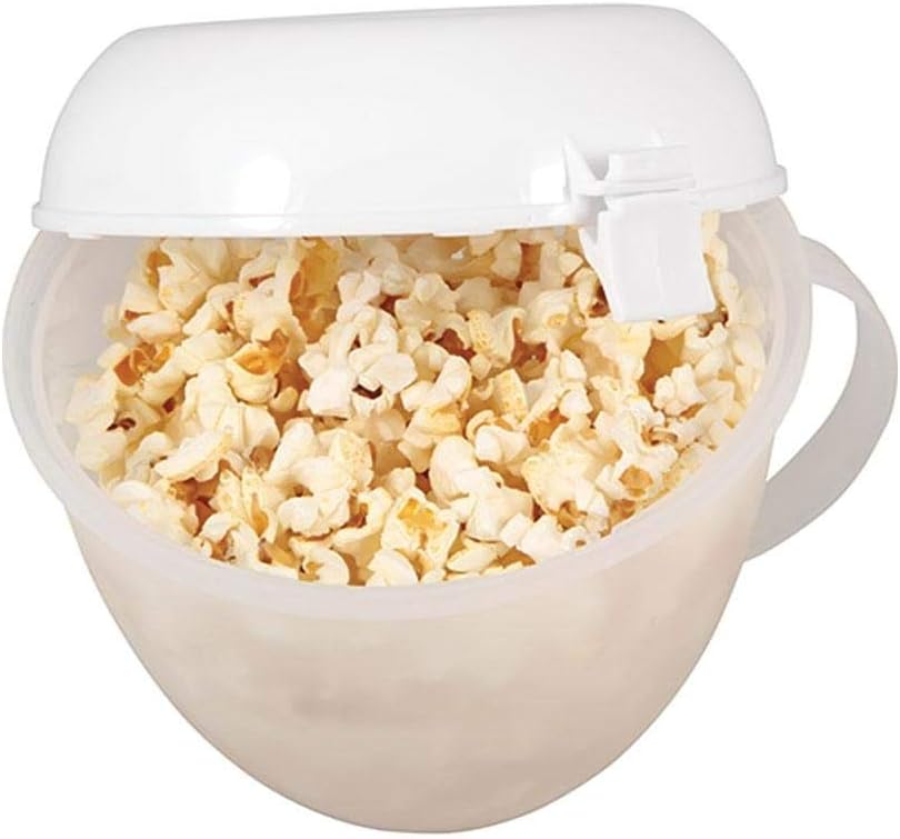 KitchenWorthy Microwave Popcorn Popper Maker Container