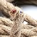 Summer-Home 32.8Ft Antique Industrial Electrical wire,Twisted Electric Rope Light Cord,Hemp Rope Covered Light Wire,Vintage Style Lamp Cord