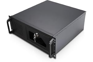 Rosewill 4U Server Chassis Rackmount Case | 7 3.5" Bays, 2 5.25" Devices| ATX, CEB Compatible | 1 120mm PWM Fan, 2 80mm PWM F