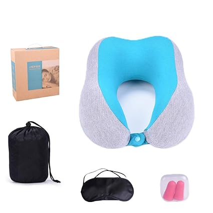 Amazon Com Travel Pillow Memory Foam U Shaped Pillow Child