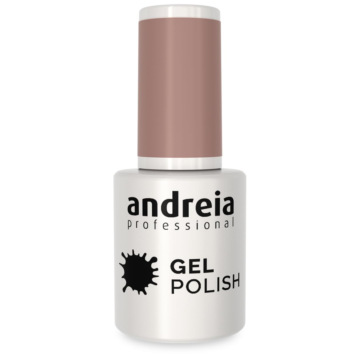 Andreia Semi-Permanent Nail Gel Polish for UV/LED Lamp - Intense Shine and 4 weeks Lasting Manicure Nail Gel Varnish - Colour 221 Greige Nude - Soft Shades 10.5 ml