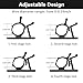 KEDSUM Upgraded 100pcs Adjustable Cable Clips, Self-Adhesive Wire Clips, Car Cable Organizer, Cable Wire Management, Desk Wall Cord,Cable Tie Drop for Electrical (Max Diameter:0.39 inch) …