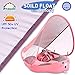 Preself Upgraded Baby Float Non-Inflatable Solid Swim Ring ,Swim Trainer, Mambobaby Float with Removable UPF 50+ UV Sun Protection Canopy