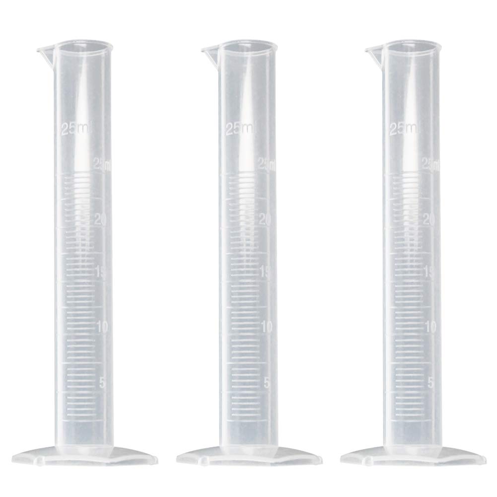 Othmro Plastic Graduated Measuring Cylinder 25ml
